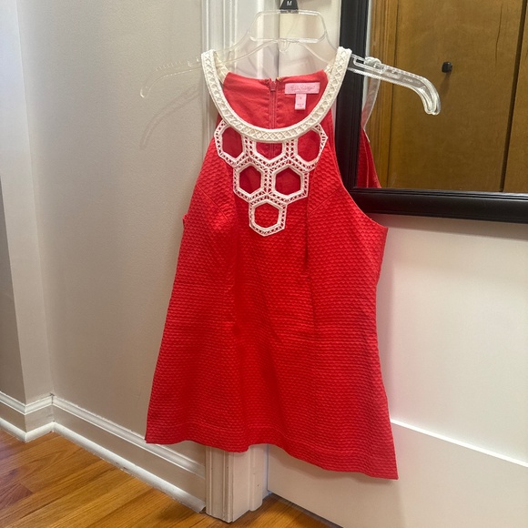Coral Lily Pulitzer Annabelle Halter - Picture 1 of 3